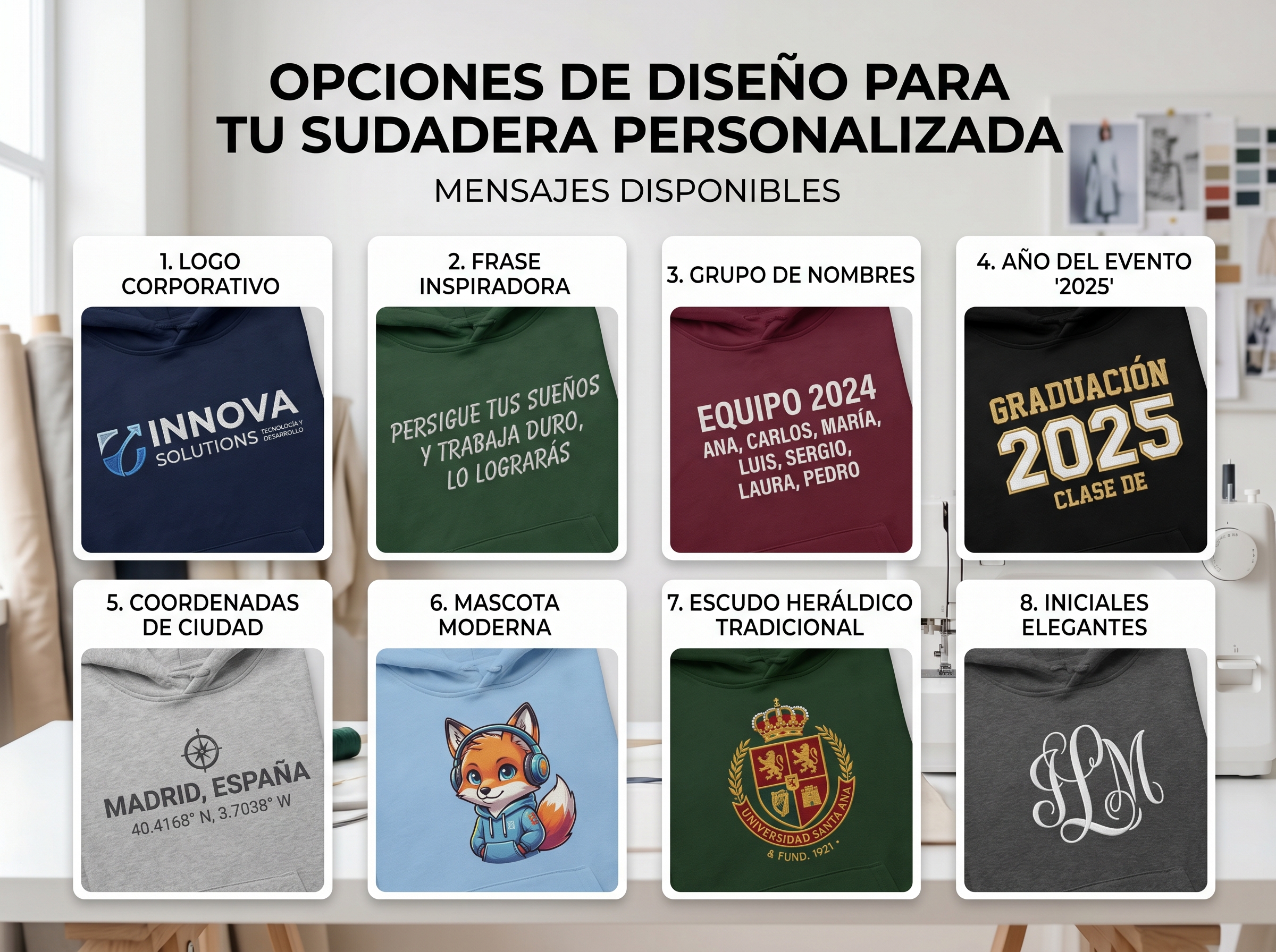 Escoge el mensaje